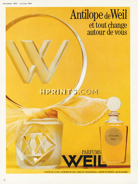 Weil (Perfumes) 1969 "Antilope"