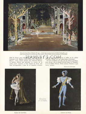 Jean-Denis Malclès 1949 Scenery & Costumes for Cinderella Ballet