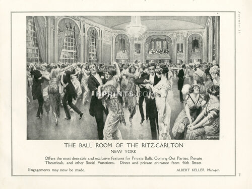 Ritz Carlton New York 1916 Ball room, Dancers