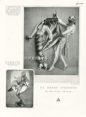 Anna Pavlova & M. Stowith 1921 "La Danse Syrienne"