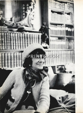 Mademoiselle Chanel un étonnant Amour de la Vie, 1969 - Gabrielle Chanel Photo Henri Cartier-Bresson, 2 pages