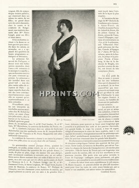 Mrs Philippe de Vilmorin 1914, Text Comtesse Eliane