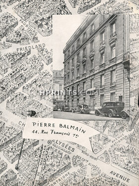 Pierre Balmain 1948 Store, 44 rue François 1er