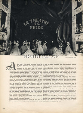 Le Théâtre de la Mode, 1945 - History, Dolls, Christian Bérard, Theatre Costume, Theatre Scenery, Texte par Jeanne Camus, 2 pages