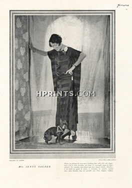 Philippe et Gaston (Couture) 1923 Jenny Golder, Photo Laure Albin Guillot, French Bulldog