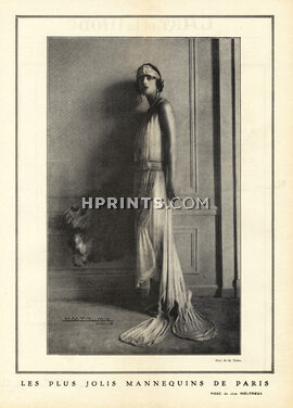 Molyneux 1923 "The Most Beautiful Mannequins of Paris" Hébé Fashion Model, Photo Talma