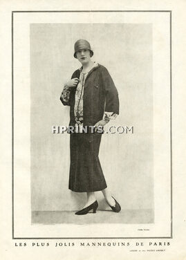 Nicole Groult 1924 "The Most Beautiful Mannequins of Paris" Louise Fashion Model, Photo Rahma