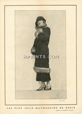Philippe Et Gaston 1923 "The Most Beautiful Mannequins of Paris" Eliane Fashion Model, Photo Rahma