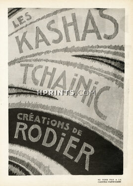 Rodier 1926 "Kashas, Tchainic"