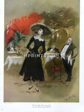 Christian Dior 1947 at the Maxim's Restaurant, Sygur, Lila de Nobili