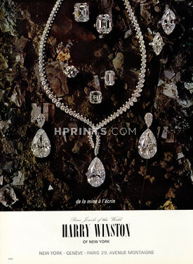 Harry Winston 1966 Necklace, Rings, Earrings, "Rare Jewels of the World"