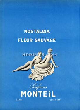 Germaine Monteil (Perfumes) 1956 Nostalgia, Fleur Sauvage