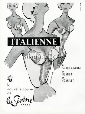 La Sirène 1957 Andre de Moyencourt, Brassiere