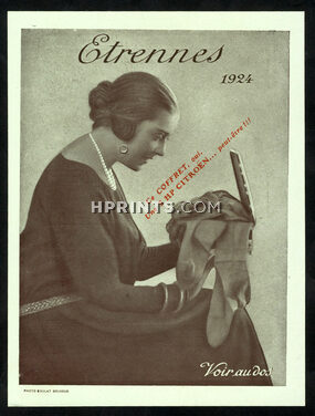 Marny (Hosiery, Stockings) 1923 "Etrennes", Shop Window