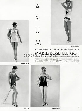 Marie-Rose Lebigot 1953 Swimwear