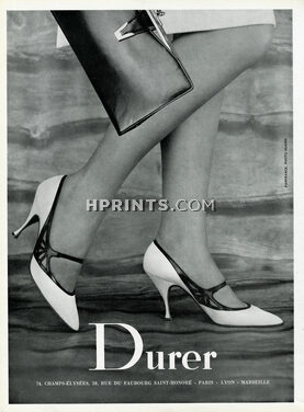 Durer (Shoes, Handbag) 1962 Photo Huard