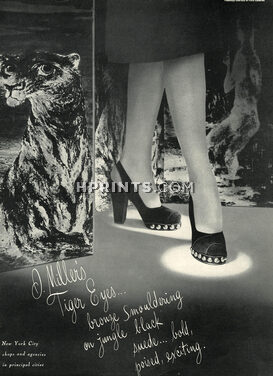 I. Miller (Shoes) 1945 Tiger