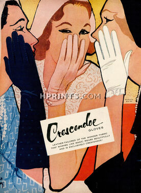 Crescendoe (Gloves) 1958 René Gruau