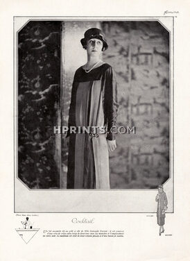 Doucet 1924 Gabrielle Dorziat, Cocktail Dress, Coat, Photo Laure Albin Guillot