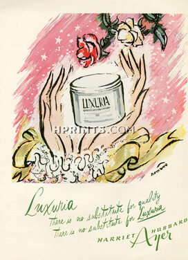 Harriet Hubbard Ayer (Cosmetics) 1944 Luxuria, Romano