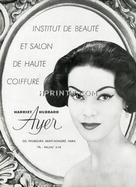 Harriet Hubbard Ayer (Cosmetics) 1957 Hairstyle