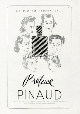Pinaud (Perfumes) 1937 "Préface"