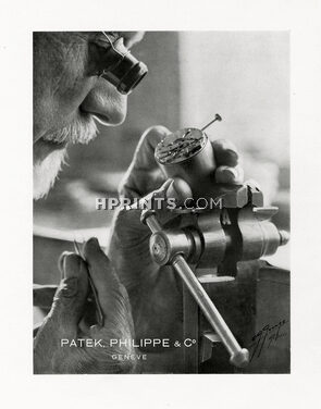 Patek, Philippe & Co (Watches) 1949 Watchmaker, Photo G. George (Genève)