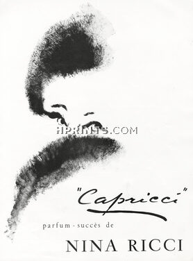 Nina Ricci (Perfumes) 1962 "Capricci"