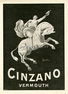 Cinzano 1921 Cappiello, Zebra