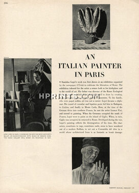 Stanislas Lepri 1947 "An Italian Painter in Paris", Photo Brassaï