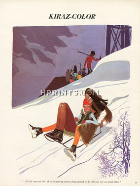 Edmond Kiraz 1972 Winter Sledge