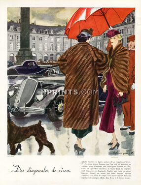 Revillon (Fur Clothing) 1935 Hotel Ritz, Groom, Place Vendôme, Pierre Mourgue