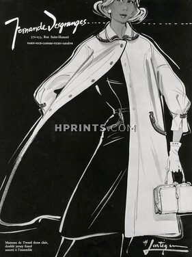 Fernande Desgranges (Handbags) 1956 Lartigue
