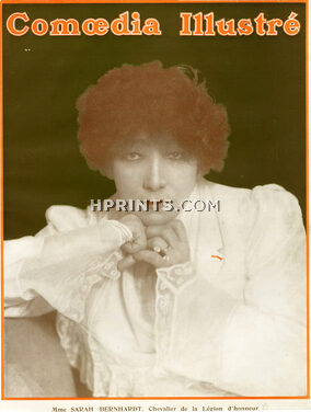 Sarah Bernhardt 1914 Portrait