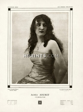 Agnès Souret 1920 "Miss France" Portrait