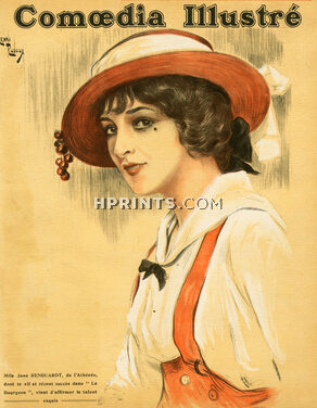 Jane Renouardt 1913 Henri Rudaux, Portrait