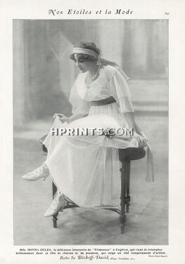 Bechoff - David (Couture) 1912 Monna Delza, Theatre Costume