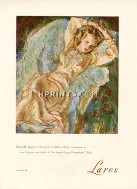 Laros (Lingerie) 1948 Nightgown, John Lagatta