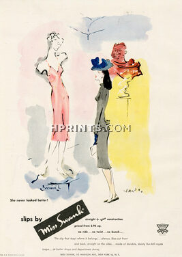Miss Swank (Lingerie) 1945 Nightgown, Marcel Vertès, Venus De Milo