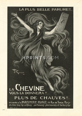 Chevine (Hair care) 1924 Henry Le Monnier, Hairstyle