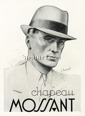 Mossant (Hats) 1933 Jean Choiselat