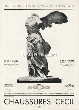 Cecil (Shoes) 1933 Victory Of Samothrace