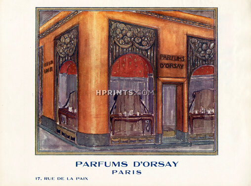 D'Orsay (Perfumes) 1923 Louis Sue & André Mare, Store, 17 Rue de la Paix