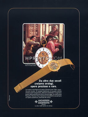 Vacheron et Constantin 1980 Italian advert