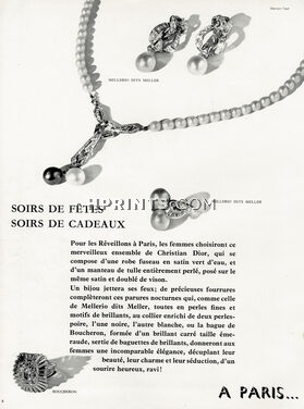 Mellerio Dits Meller 1957 Earrings, Necklace, Ring