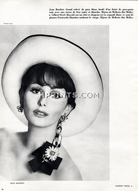 Mellerio Dits Meller (P1) 1962 Earrings, Flower Clip, Jean Barthet, Photo Georges Saad