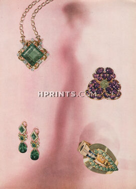 Tiffany, Verdura, Cartier 1945 Harry Winston, Starr and Gorham Black, Van Cleef & Arpels, Harry Winston