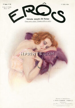 Léo Fontan 1924 Nightgown, Eros Cover
