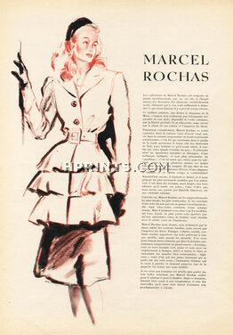 Marcel Rochas 1945 Dinner Jacket, Brénot