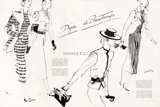 Chanel 1937 Suit & Dresses, Francevramant, Jean Pagès